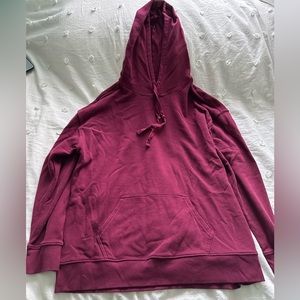 Flirtitude Active Burgundy Pullover Hoodie. Size Large.